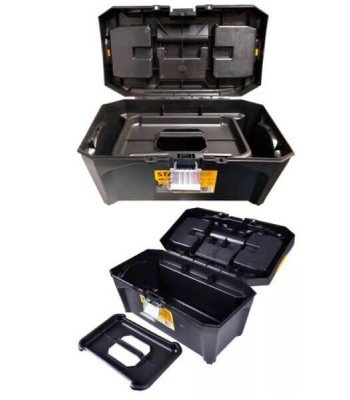 Caja Gavetero Organizador Stanley Stst14026 Negro Y Amarillo Color  Negro/amarillo