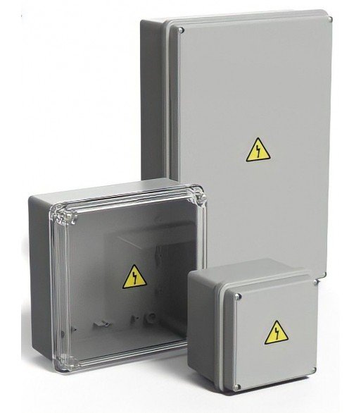 Caja de registro estanca con protección IP65 190x145x80mm